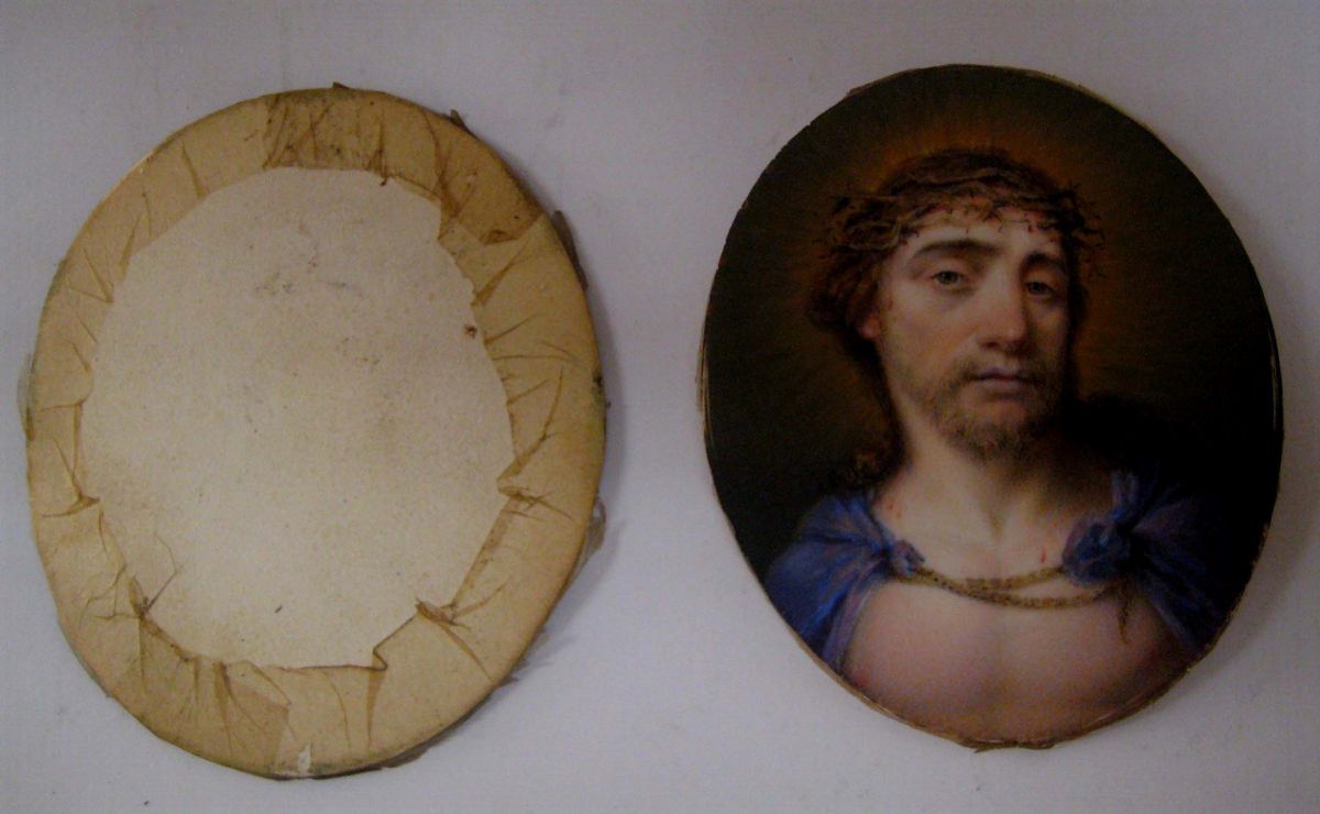 Coppia di Miniature su Avorio, XIX Secolo