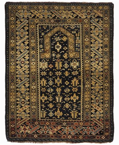 Tappeto Caucasico Shirwan Chi-chi a Preghiera, Fine XIX Inizio XX Secolo