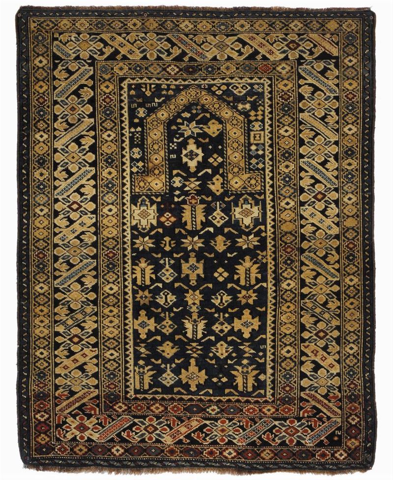 Tappeto caucasico Shirwan Chi-Chi a preghiera, fine XIX inizio XX  secolo  - Auction Ancient Carpets - Cambi Casa d'Aste