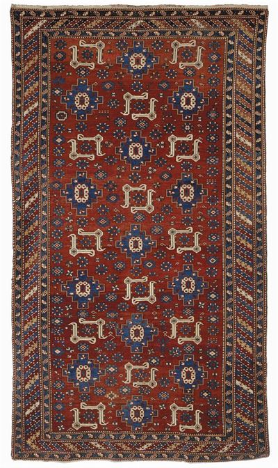 Tappeto Caucasico Shirwan, Fine XIX Secolo