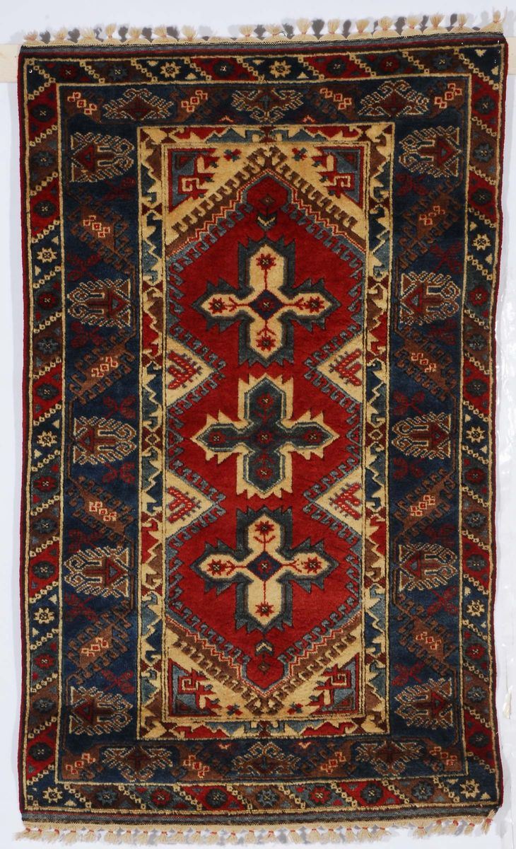 Tappeto anatolico Kars, metà XX secolo  - Auction Ancient Carpets - Cambi Casa d'Aste
