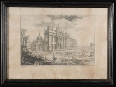 Giovanni Battista Piranesi (1720-1778)veduta della Basilica di San Giovanni in Laterano