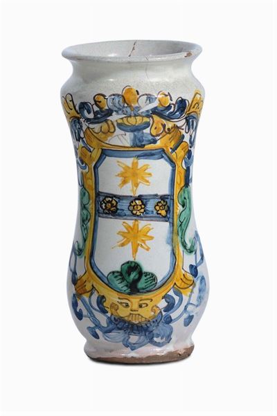 Albarello in Maiolica, Napoli XVIII Secolo