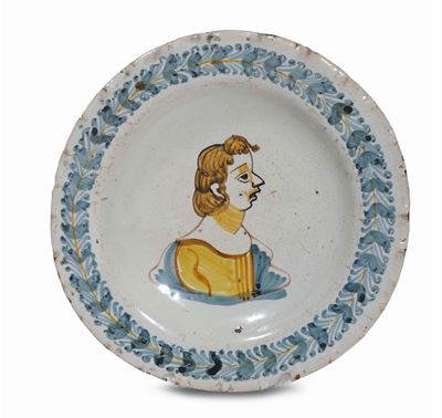Alzatina in Maiolica Bianca, Castelli XVIII Secolo