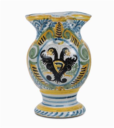 Brocca in Maiolica , XVIII Secolo