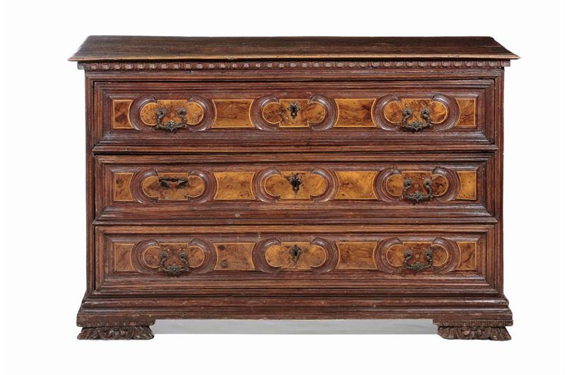 Cassettone con formelle, Brescia XVII secolo  - Auction Antiques and Old Masters - Cambi Casa d'Aste