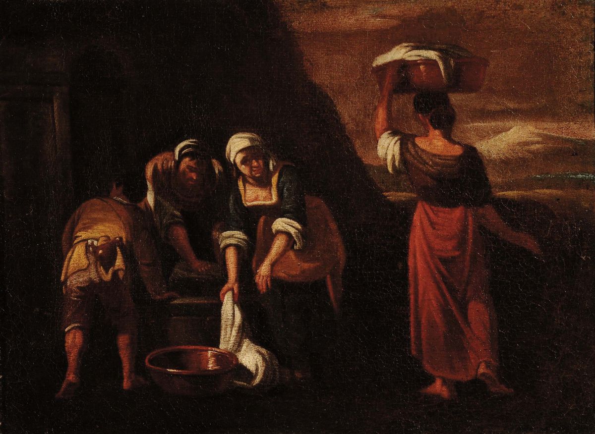 Scuola del XVII Secoloscene Paesane