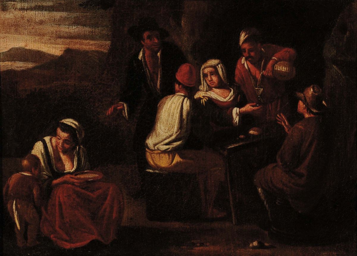 Scuola del XVII Secoloscene Paesane