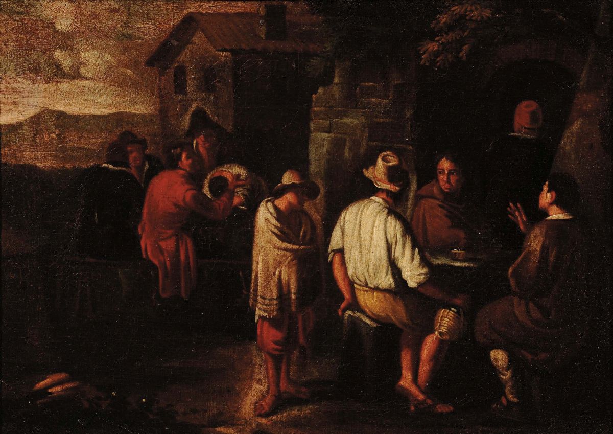 Scuola del XVII Secoloscene Paesane