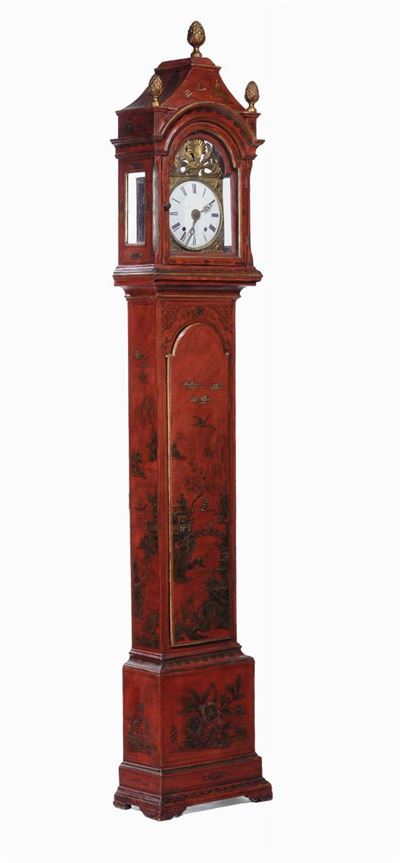 Orologio a Torre Laccato a Cineserie, XIX Secolo