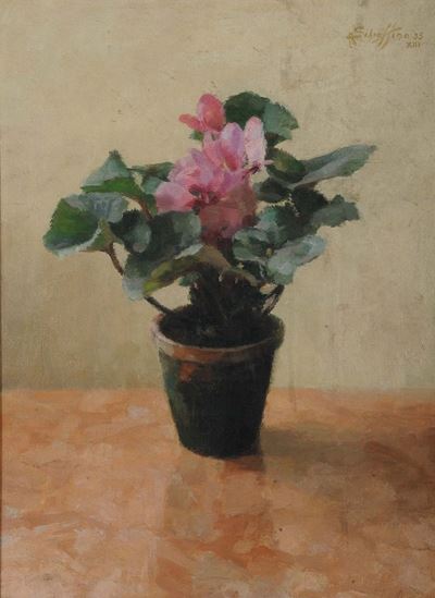 Antonio Schiaffino (1879-1968)ciclamini, 1935