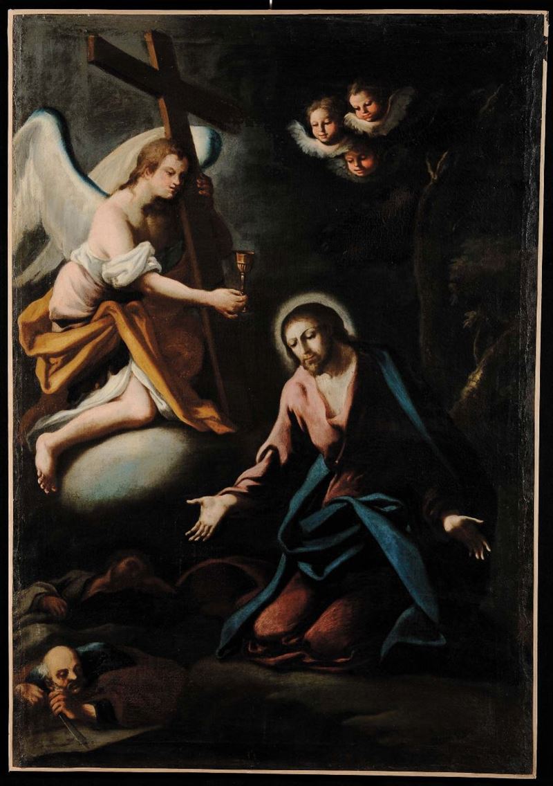 Scuola del XVIII secolo Cristo nel Getsemani  - Auction Antiques and Old Masters - Cambi Casa d'Aste