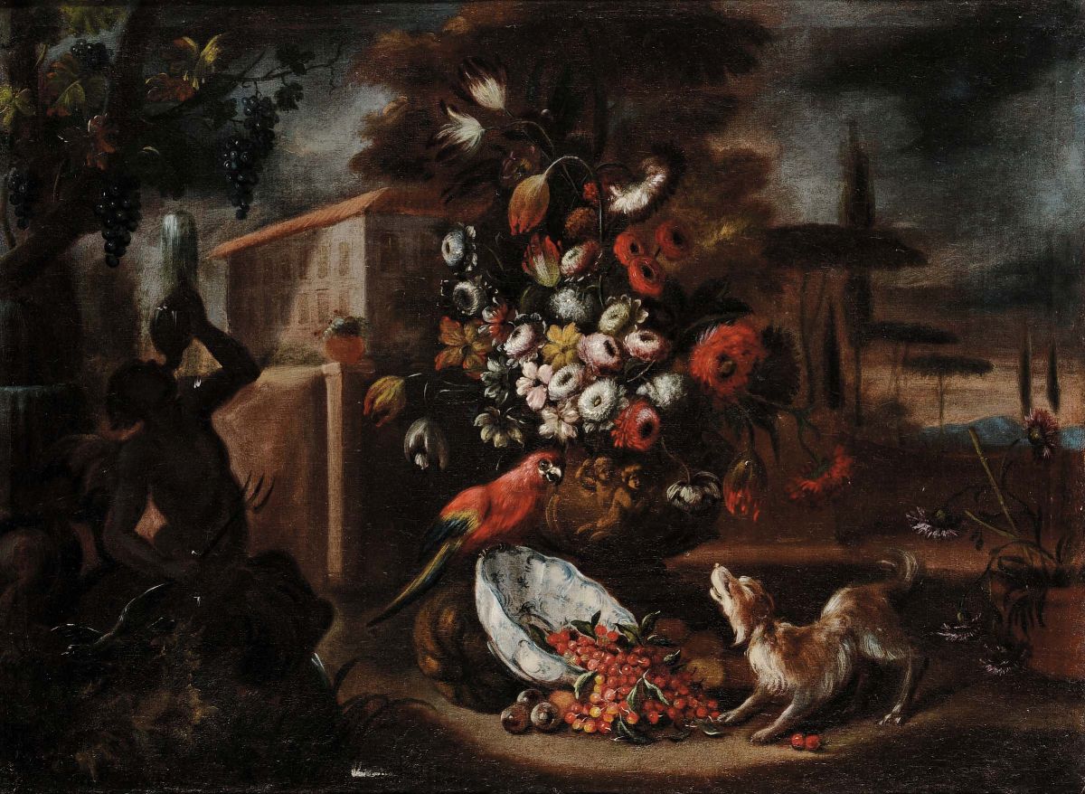 Nicola Malinconico (1653-1721), Attribuito Anatura Morta Natura Morta