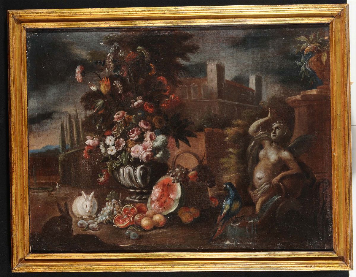 Nicola Malinconico (1653-1721), Attribuito Anatura Morta Natura Morta