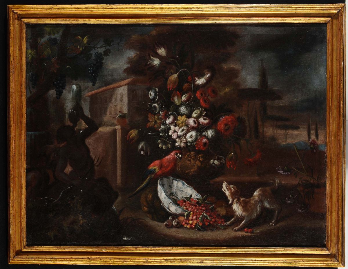 Nicola Malinconico (1653-1721), Attribuito Anatura Morta Natura Morta