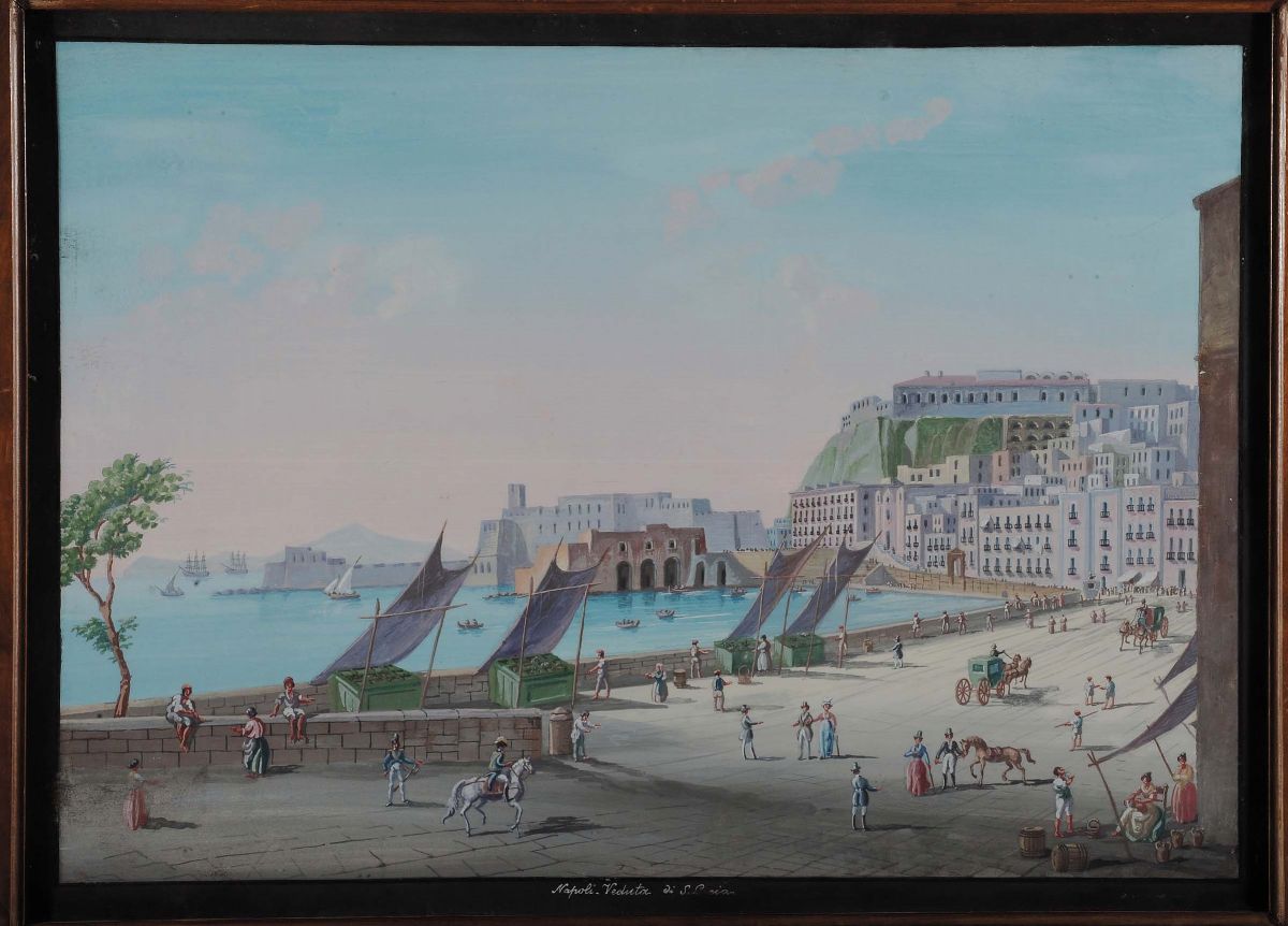 Anonimo del XIX Secolovedute di Napoli