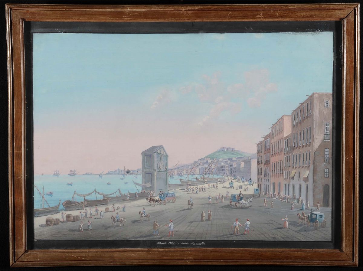 Anonimo del XIX Secolovedute di Napoli