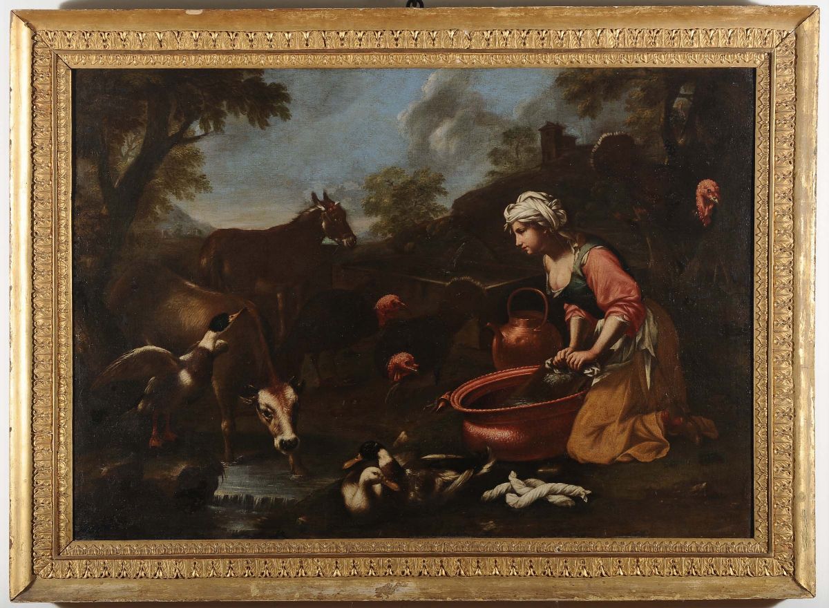 Jacob Van Kerckhoven (1637-1712) Jacopo D Castellolavandaia con Armenti