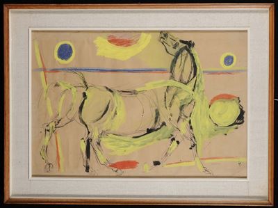 Bruno Cassinari (1912-1992)cavallo