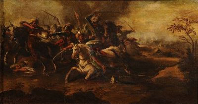 Scuola del XVIII Secolobattaglia
