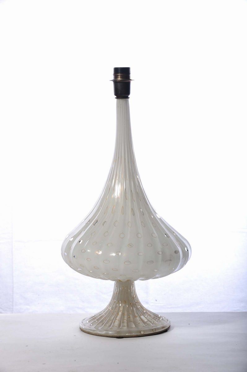 Cenedese - Murano Grande base di lampada  - Asta Arti Decorative del XX secolo e Design - Cambi Casa d'Aste