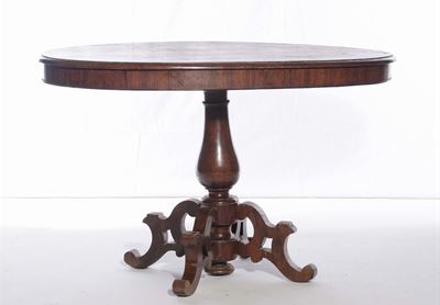 Tavolino Ovale, XIX Secolo