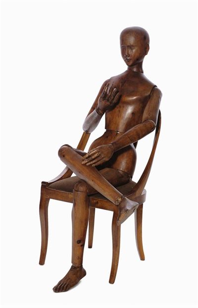 Manichino in Legno con Arti Snodabili, XVIII Secolo