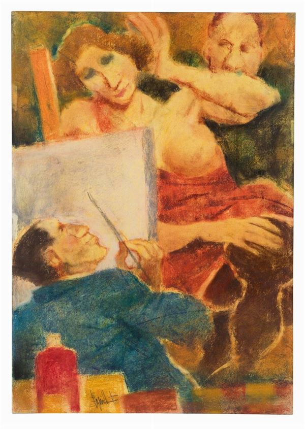 Il pittore e la modella, 1985