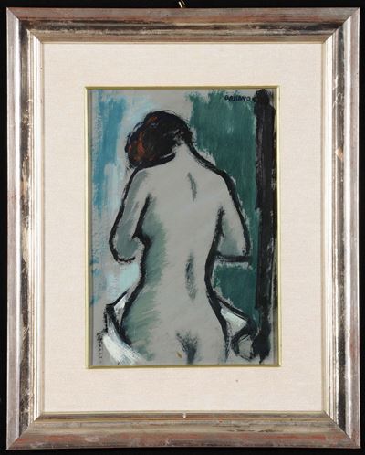 Luigi Bassano (1900-1989)ritratto Femminile di Spalle