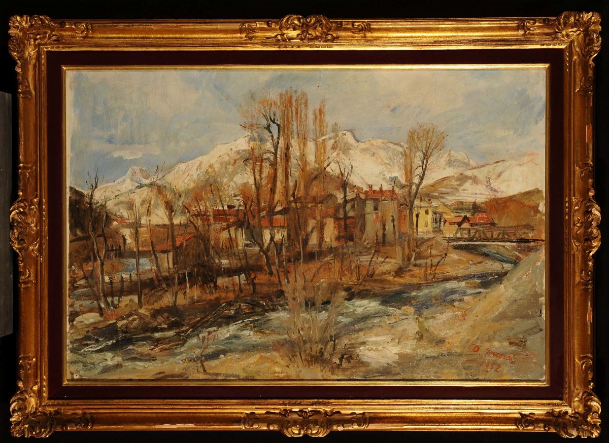Donato Frisia (1883-1953)paesaggio Montano, 1952