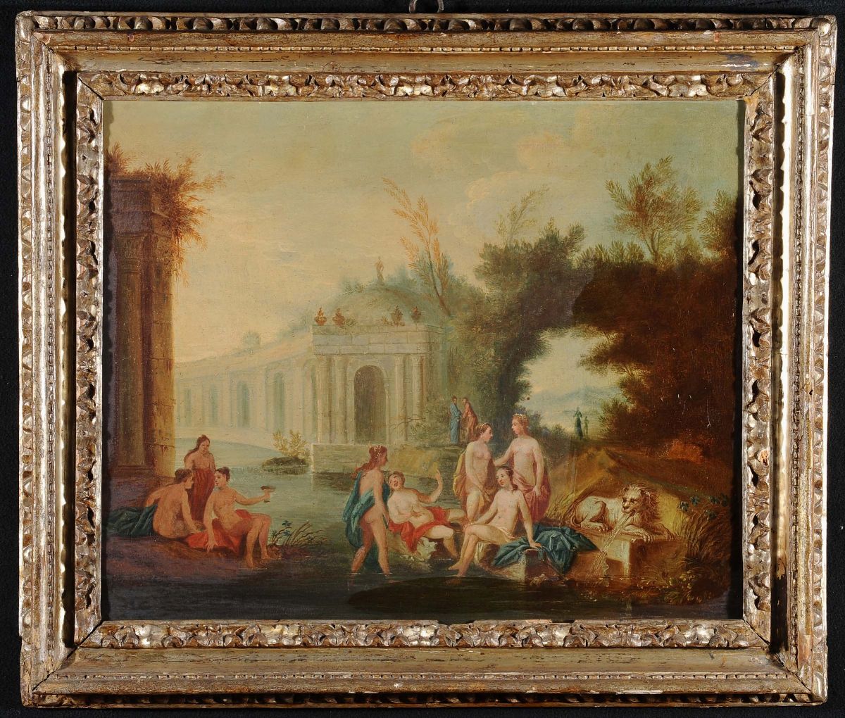 Scuola Francese del XVIII Secolofanciulle al Bagno