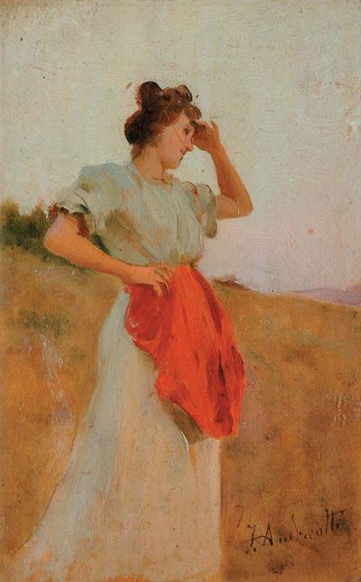 Federico Andreotti (1847-1930)figura Femminile