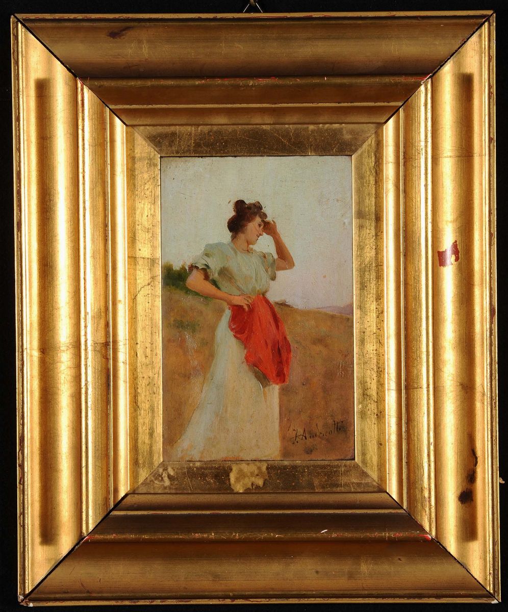 Federico Andreotti (1847-1930)figura Femminile