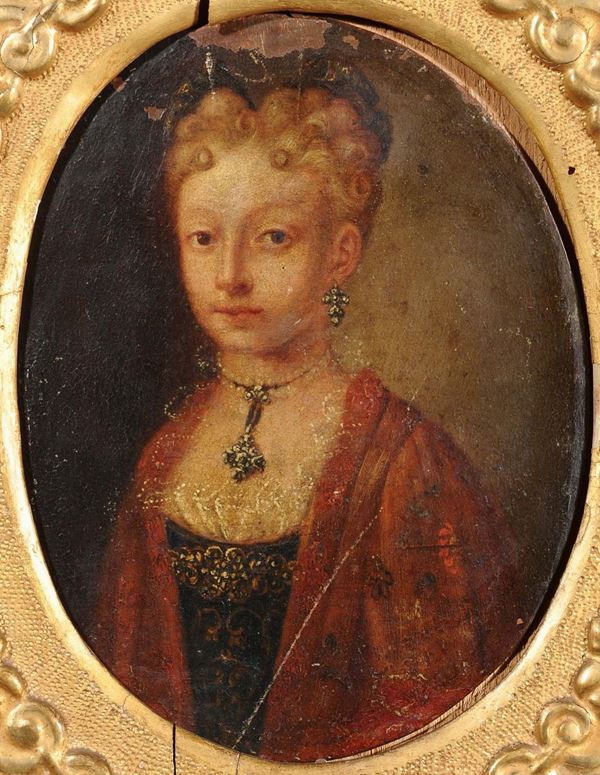 Anonimo del XVIII secolo Ritratto femminile