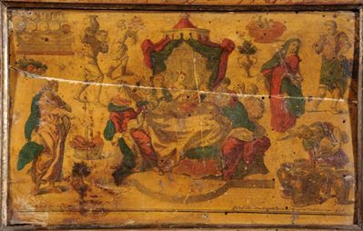 Stampa Antica Applicata su Tavoletta