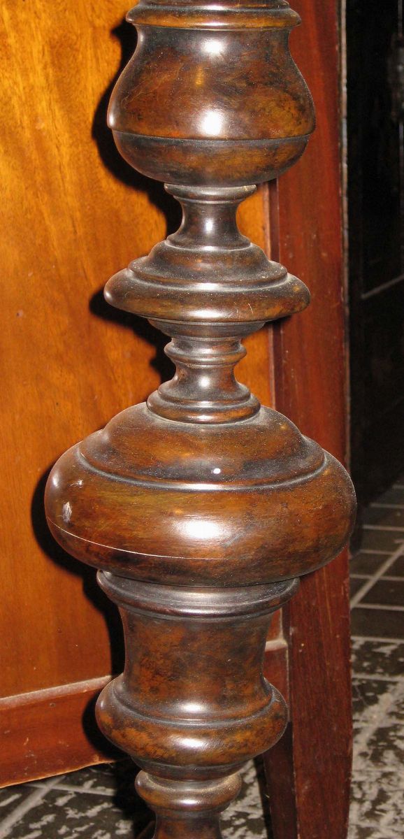 Coppia di Candelieri in Bronzo Patinato, XIX Secolo