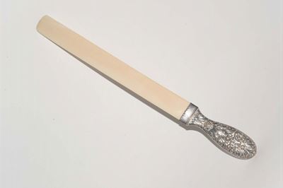 Tagliacarte in Argento e Avorio, Inghilterra Epoca Vittoriana
