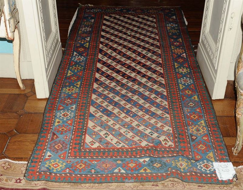 Tappeto caucasico Gandje, fine XIX secolo  - Auction Ancient Carpets - Cambi Casa d'Aste