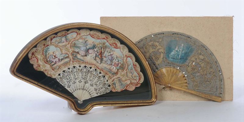 Lotto di due ventagli  - Auction OnLine Auction 04-2012 - Cambi Casa d'Aste