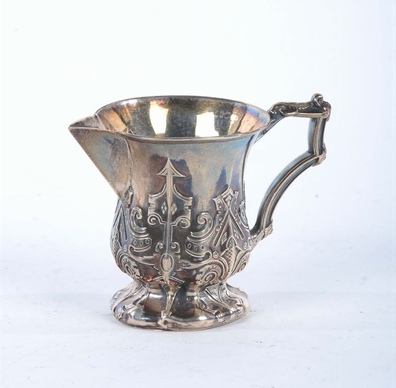 Piccola lattiera in argento, Sheffield 1853, gr. 140 circa  - Auction Time Auction 2-2014 - Cambi Casa d'Aste