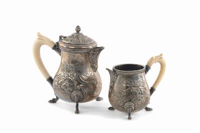 Teiera e Lattiera in Argento, Sheffield 1853