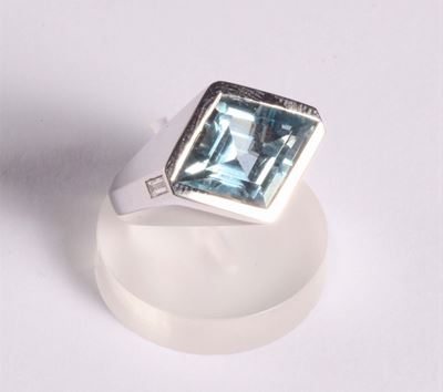 Anello con Acquamarina, Firmato Fasano