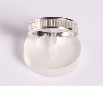 Anello con Diamanti Taglio Baguette