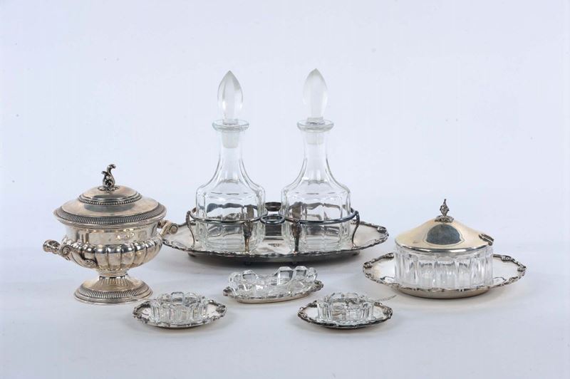 Lotto di oggetti in argento  - Asta Argenti e Gioielli Antichi e Contemporanei - Cambi Casa d'Aste