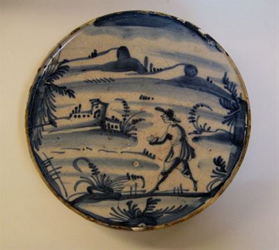 Alzatina in Maiolica