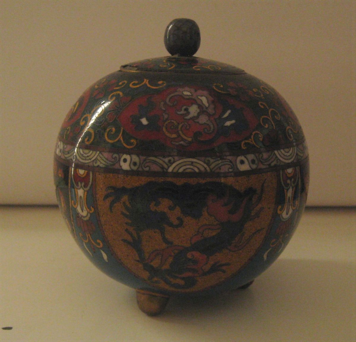 Vasetto in Smalti Cloisonnè, Cina
