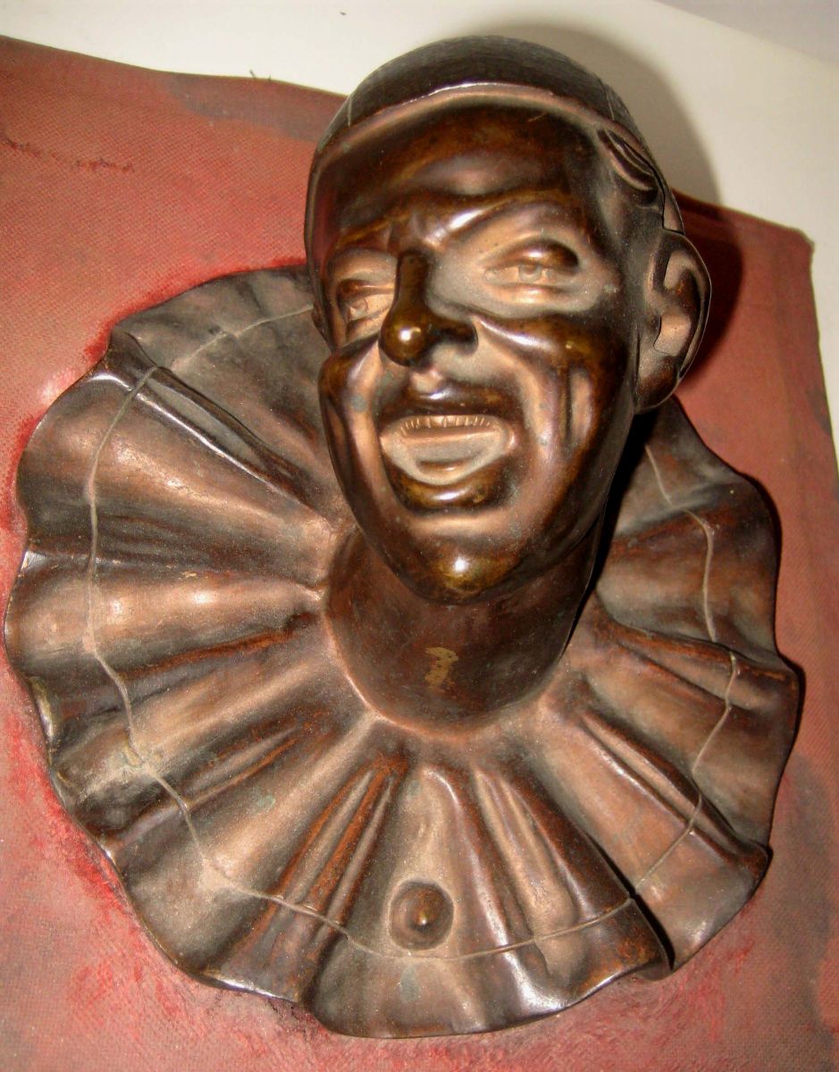 Coppia di Testine in Bronzo