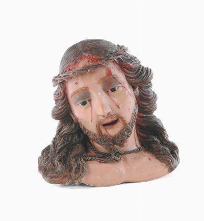 Ecce Homo in Cera Policroma, Italia Meridionale XVIII-XIX Secolo