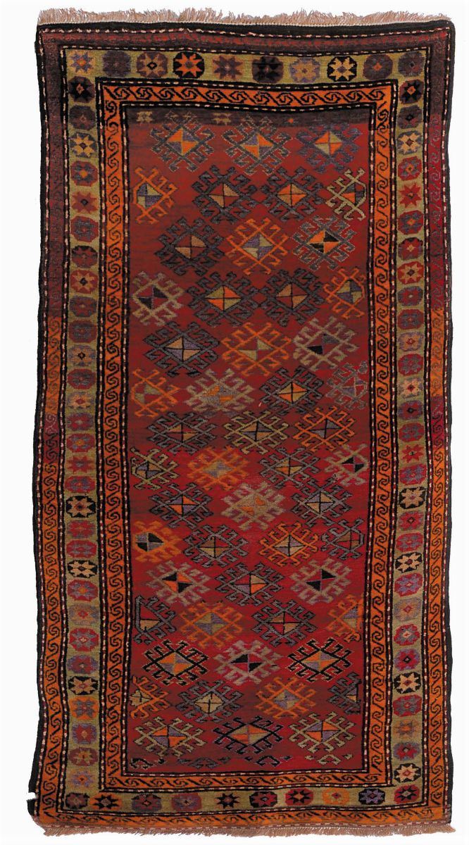 Tappeto caucasico Kazak, metà XX secolo  - Auction Ancient Carpets - Cambi Casa d'Aste