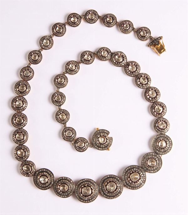 Collana con diamanti